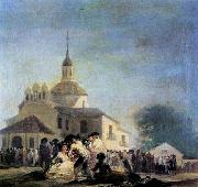 Francisco de goya y Lucientes Pilgrimage to the Church of San Isidro oil painting picture wholesale